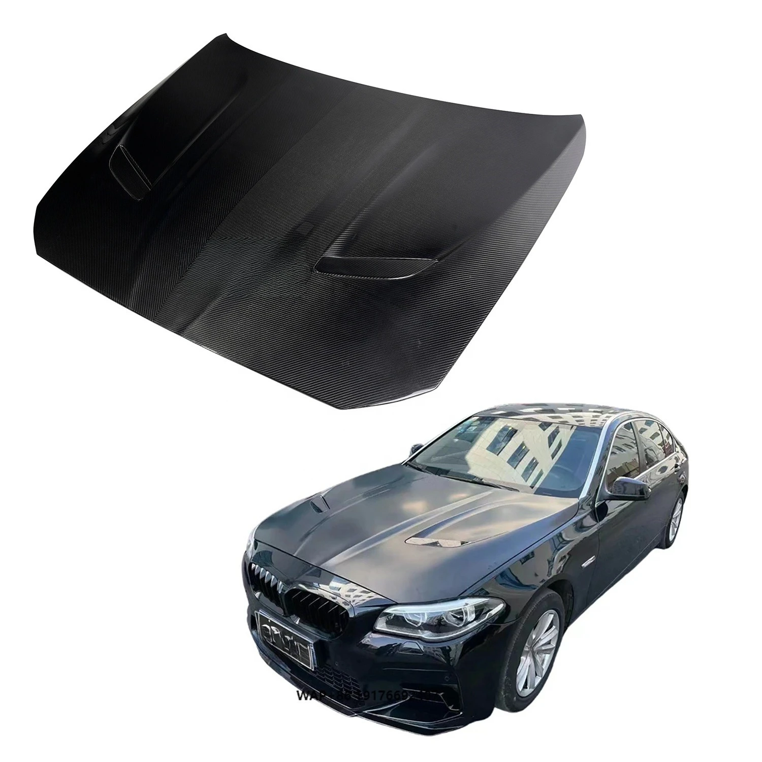 

ForBMW Series Body Components CS Style Carbon Fiber Front Hood Suitable for M5 F10 F18 Model