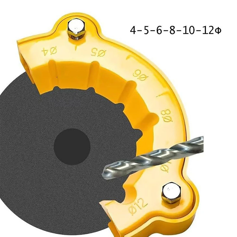アングルグラインダードリルビットシャープナー、ドリルビット研削アタッチメント、オールビットドリルビットグラインダーツール、1 2 pcs
