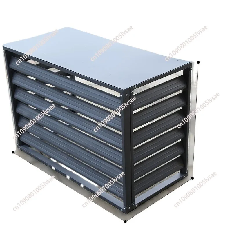Durable Aluminum Alloy AC Outdoor Unit Cover Rain Protector for Climate Control Systems