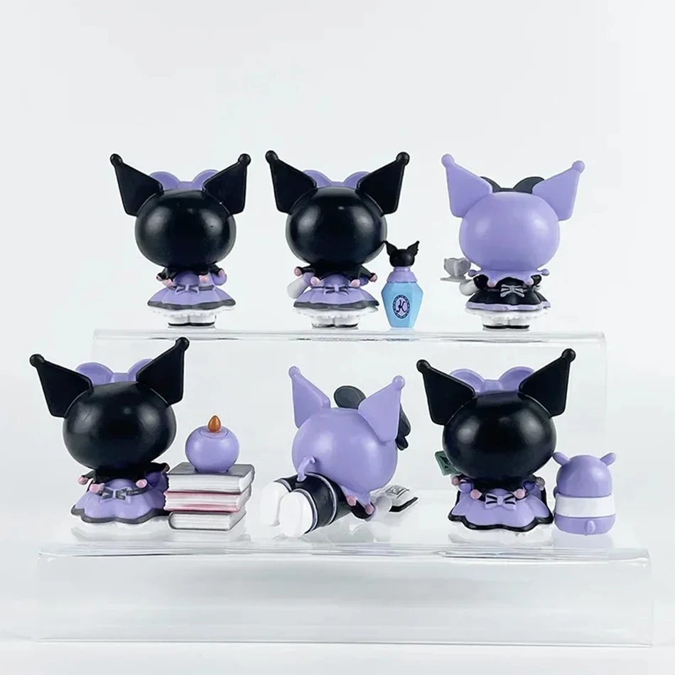 Sanrio Blind Box Cartoon Kuromi Doll Lucky Divination Anime Series Action Figure Model Doll Child Toy Desktop Decor Gifts view 6