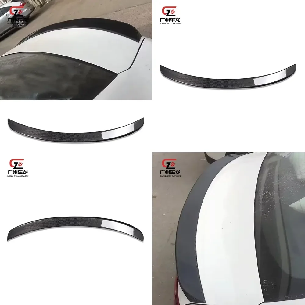 For Mazda3 Axela 2013-2018 Rear Spoile Carbon Fiber P Style Diffuser Tail Wing Bumper Spoiler Cars Accessories