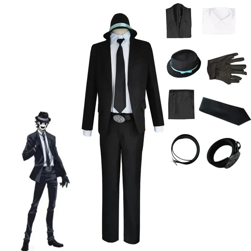 Аниме Высота вторжения Снайперская маска Мужской костюм Косплей Костюм Топ Брюки Куртки Формальная шляпа Хэллоуин Униформа NM261 Аниме Высота вторжения Снайперская маска Мужской костюм Косплей Костюм Топ Брюки Куртки Формальная шляпа Хэллоуин Униформа NM261