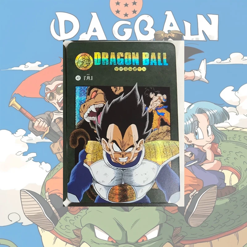 Anime Dragon Ball Fengyun Full Article Diy Homemade Card Gauze Flash Cards Android 18 Bulma Son Goku Vegeta Iv Collectible Cards