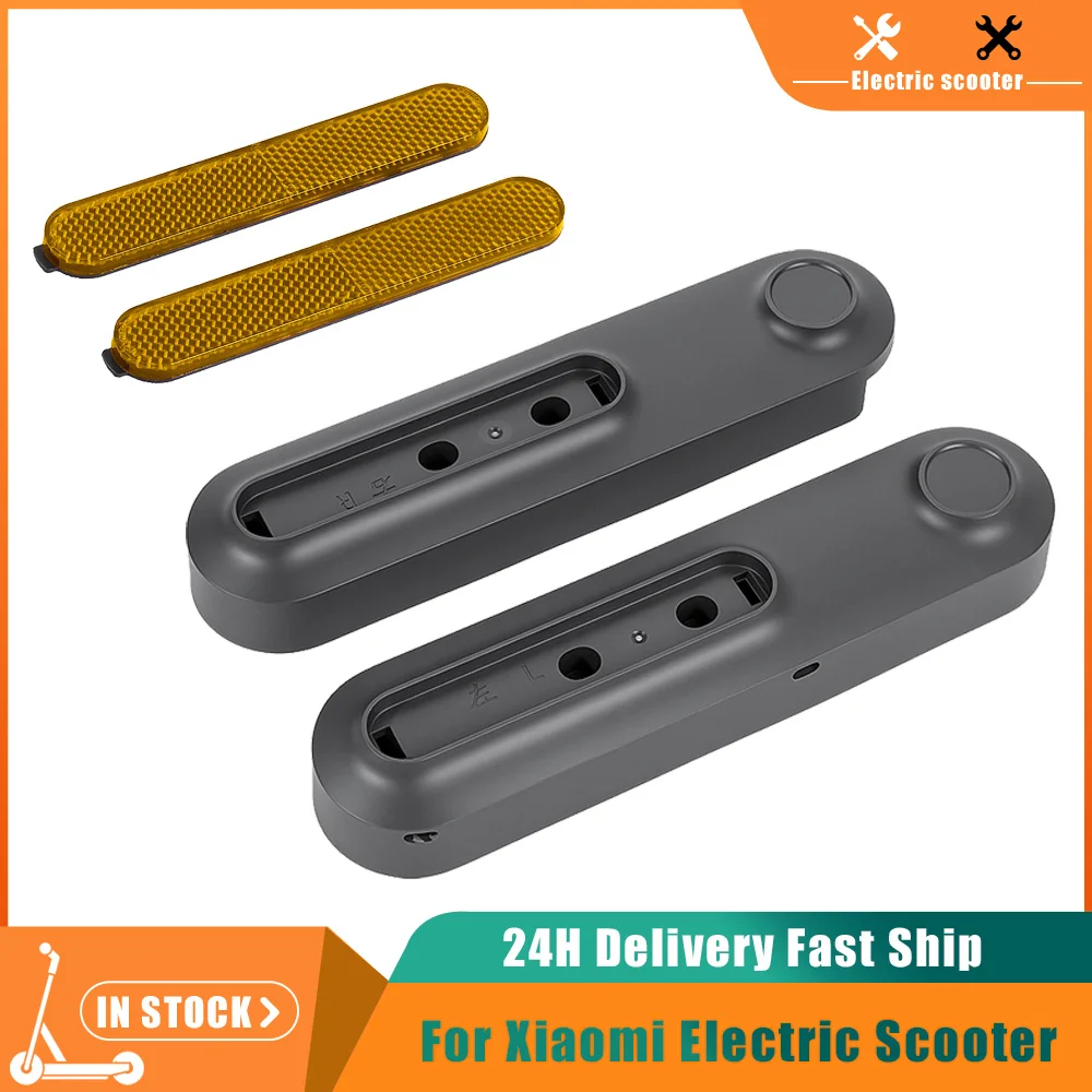 Rear Fork Left Right Decoration Cover Reflector For Xiaomi 6 Mi6 Electric Scooter Rear Side Protective Reflective Strip Parts