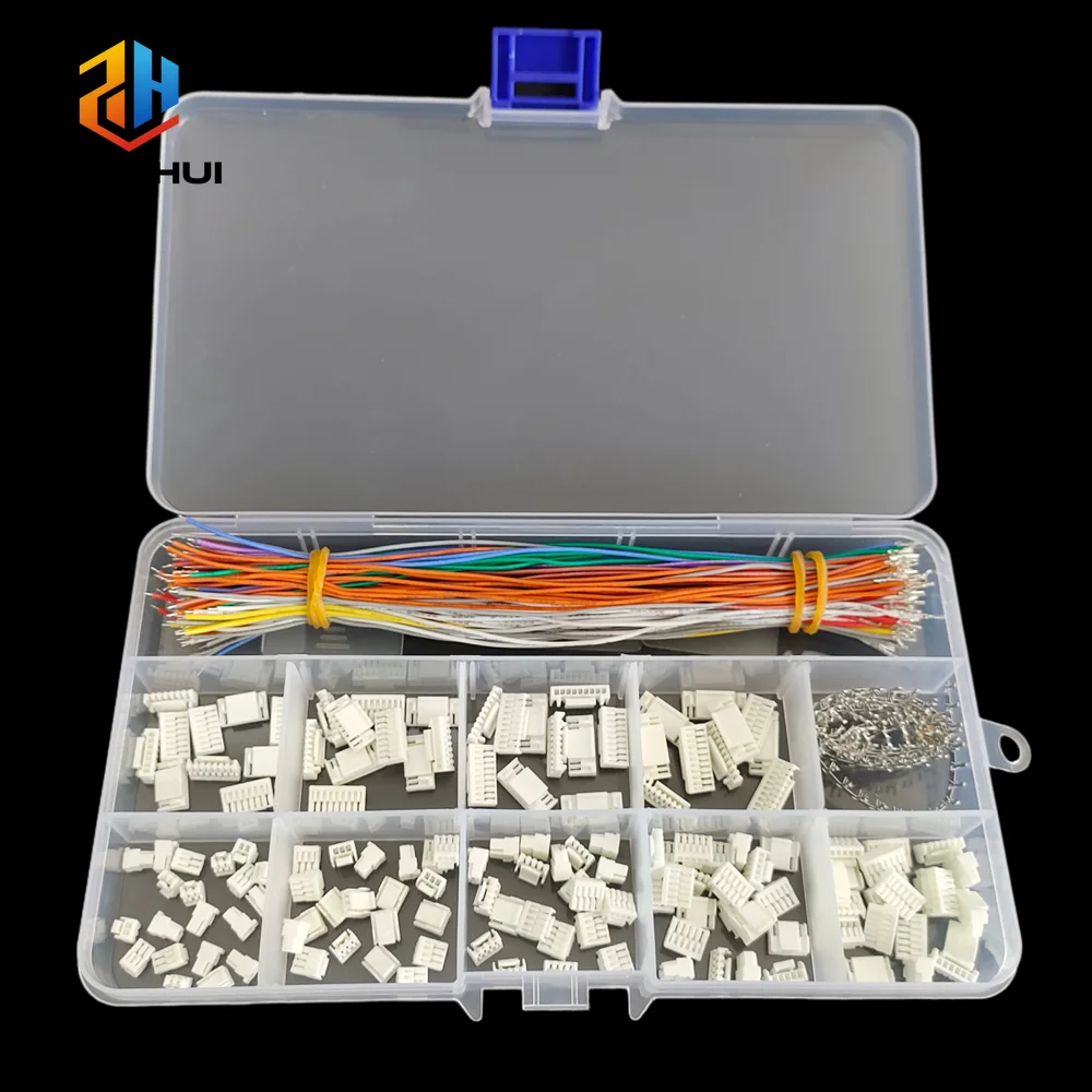 GH 1.25mm Pre-Crimped Cable & Connector Kit - 15cm Silicone Wire for Pixhawk 4/6C, Pixracer & PXFmini RC Drone