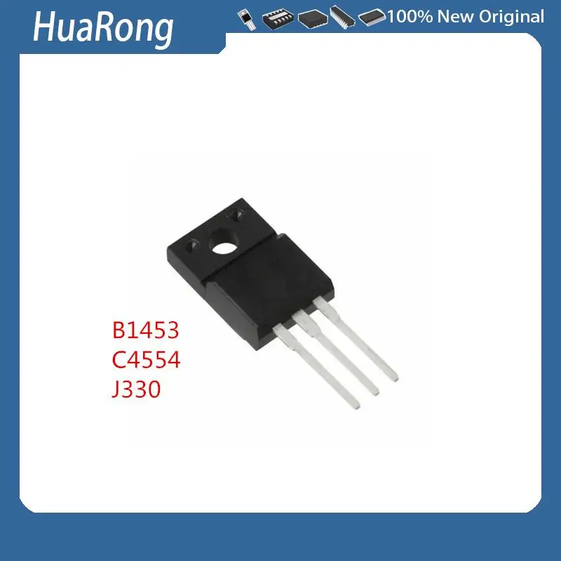 10Pcs/Lot   B1453 2SB1453   C4554  J330  TO-220F