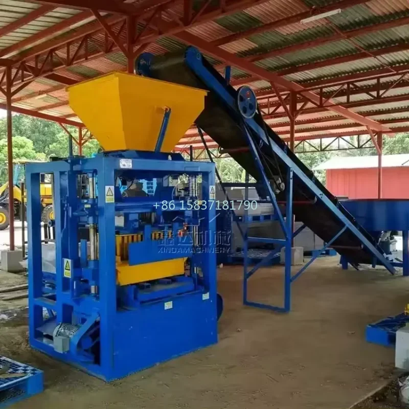 China Paver Brick Making Machine Curb Interlocking Block Making Machine Full Set Brick Making Machine Production Line Supplier