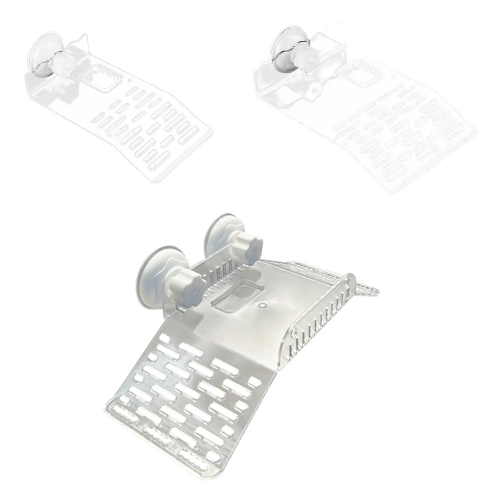 

Turtle Basking Platform Reptile Resting Terrace Aquarium Landscaping Tool Strong Suction Power Multi Purpose Acrylic Ornament