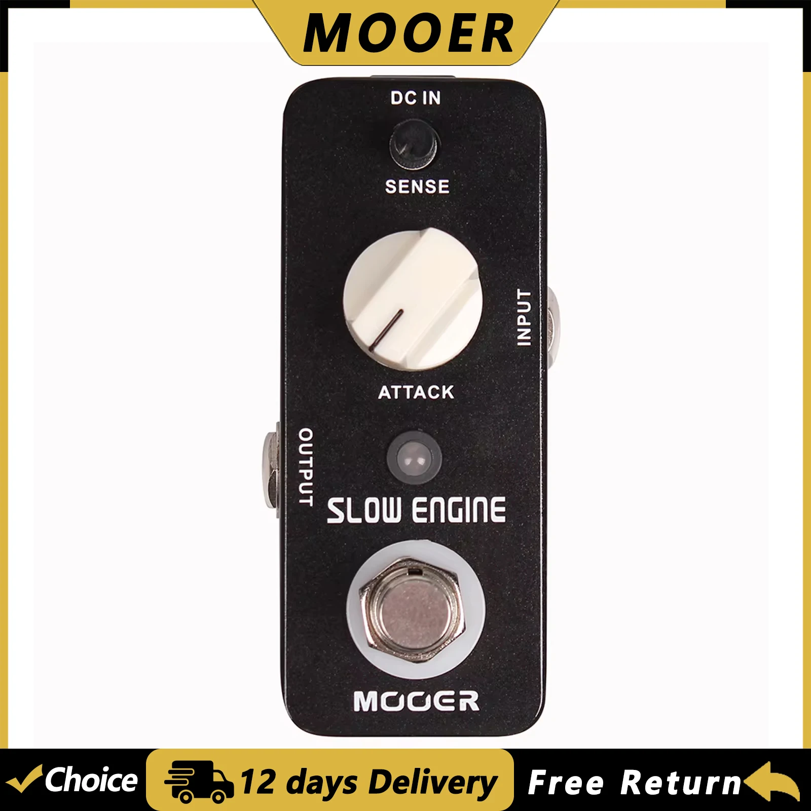

MOOER Slow Engine Motion Guitar Effect Pedal True Bypass Full Metal Shell Guitar Pedal Electric Guitar Bass Parts & Accessories