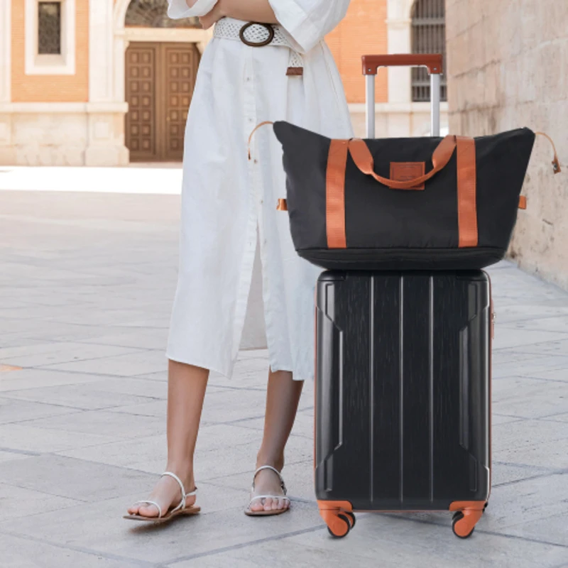 

Hardshell Luggage Sets 3 Piece Carry-on Suitcases With Wheels TSA Lock For Men Women Black Brown 20in