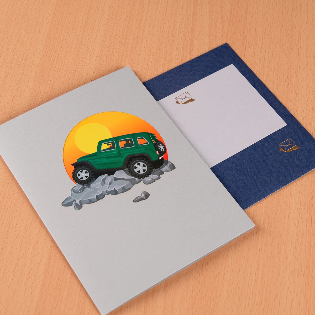 3D SUV Pop Up Card Birthday Fathers Day Gift for Dad Kids Husband Handmade Greeting Cards