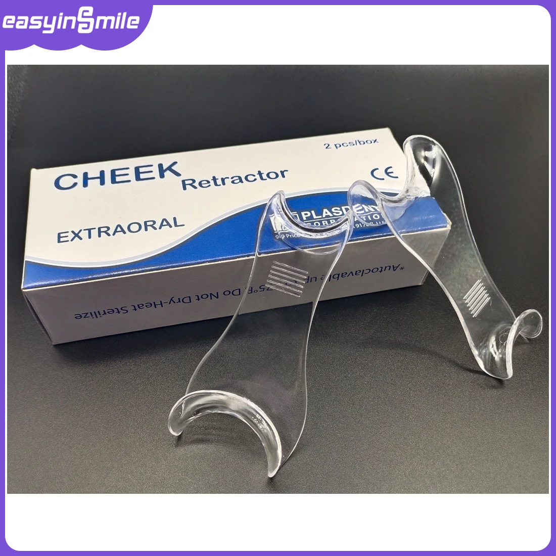 

Dental Lip Pressure Retractor T-Shape Intraoral Cheek Orthodontic Teeth Mouth Opener for Photography Autoclavable Dentist