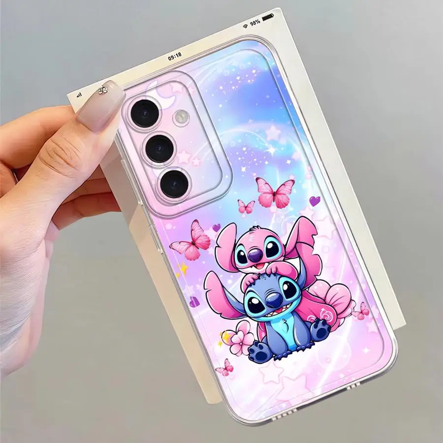 Disney Marble Stitch Case for Samsung Galaxy A55 A23 A73 A54 A26 A24 A25 A14 A33 A35 A56 A36 A13 A15 Soft Cover - náhled 5