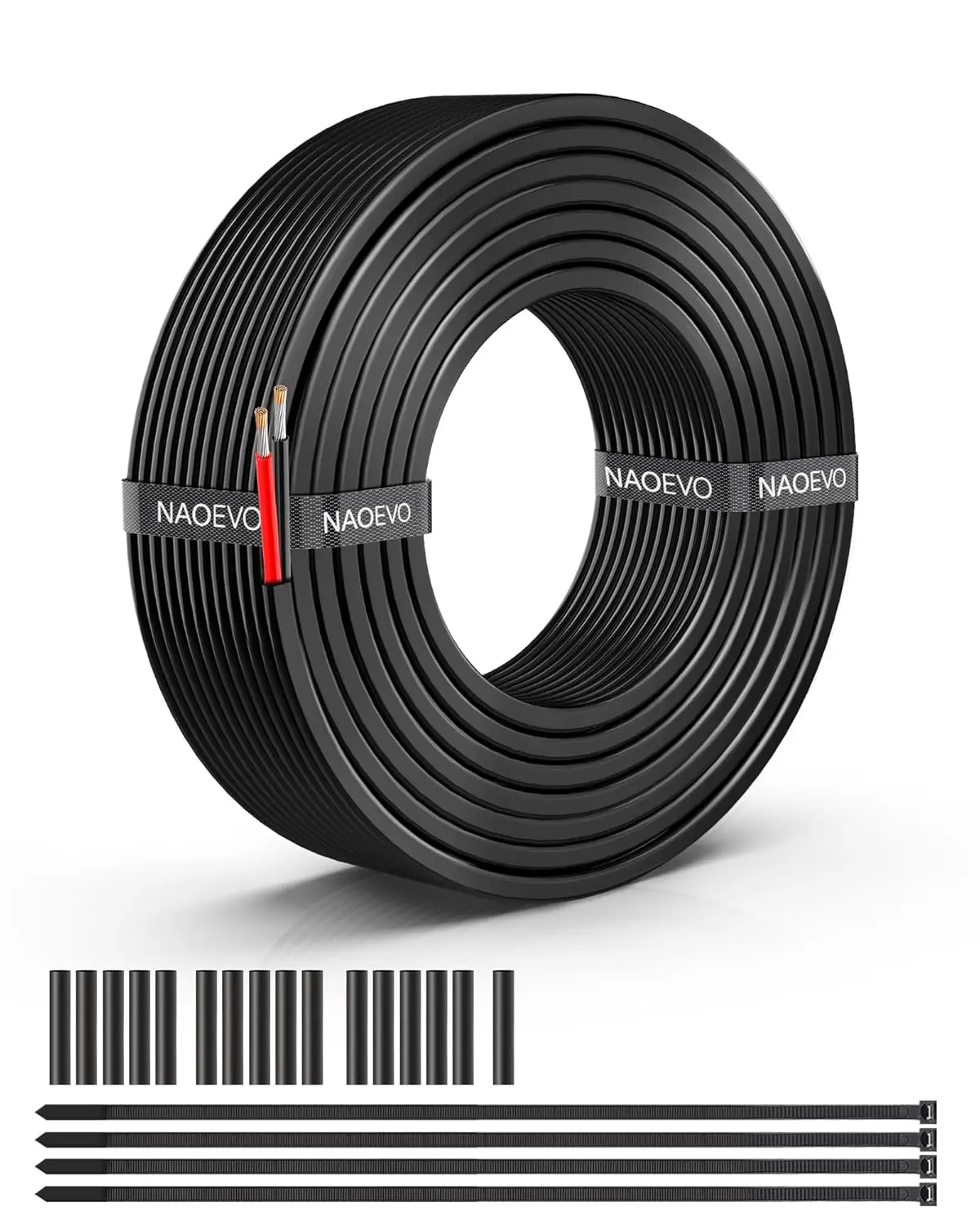 

Электрический провод 16 AWG, 2 жилы, 30 футов, гибкий кабель для автомобилей, освещения и морского применения