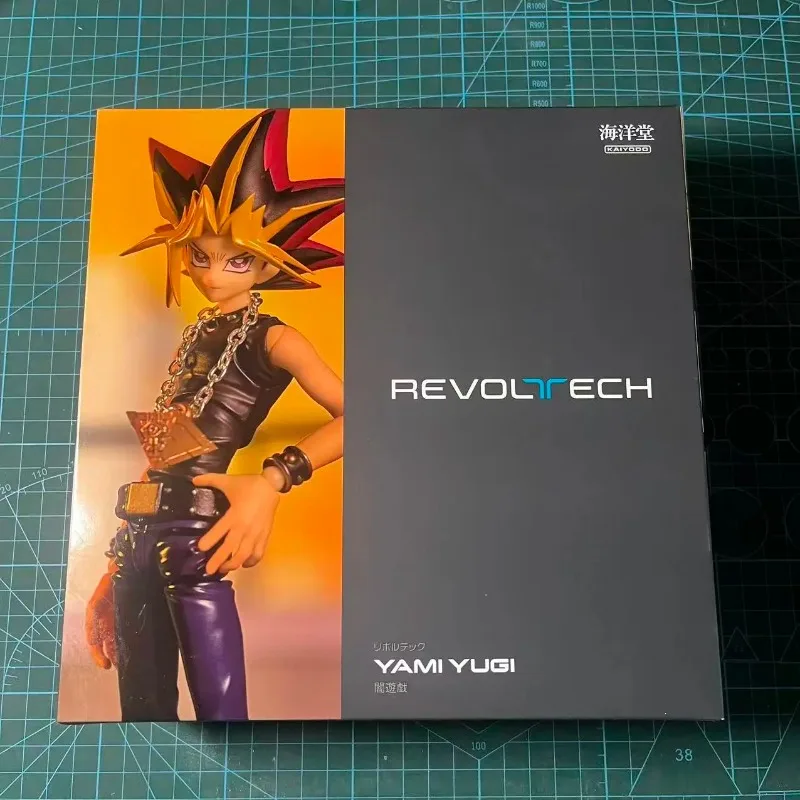 

[En stock] figuras de acción originales Kaiyodo Revoltech Yami Yugi, modelo de Anime, colección de juguetes