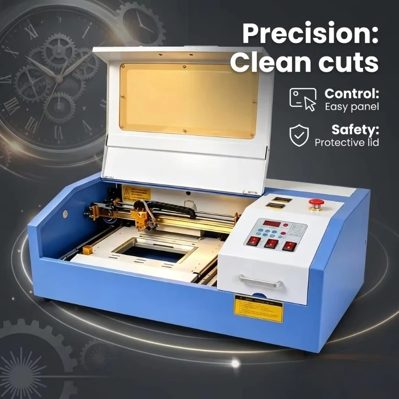 40w 50w Newly Draw Software Automatic Desktop Rubber Stamp Maker Machine
