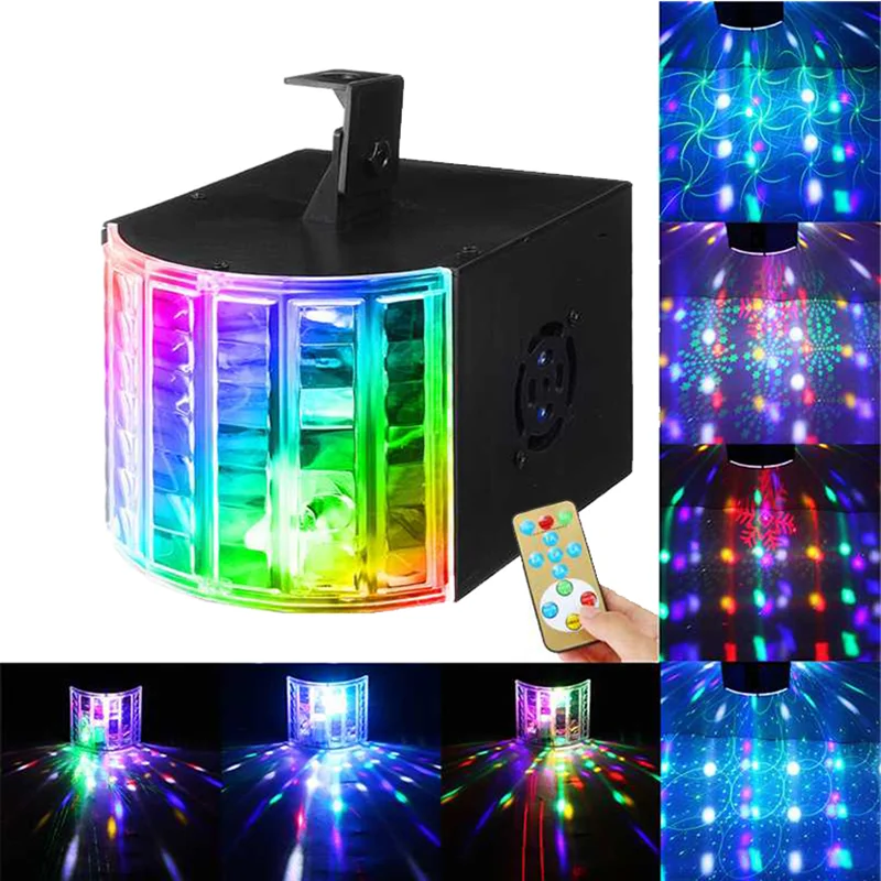 

Disco Laser Light Projector Mini LED Butterfly Stage Lights With Strobe Effect Bar Club KTV Party Decoration Lamp Accessories