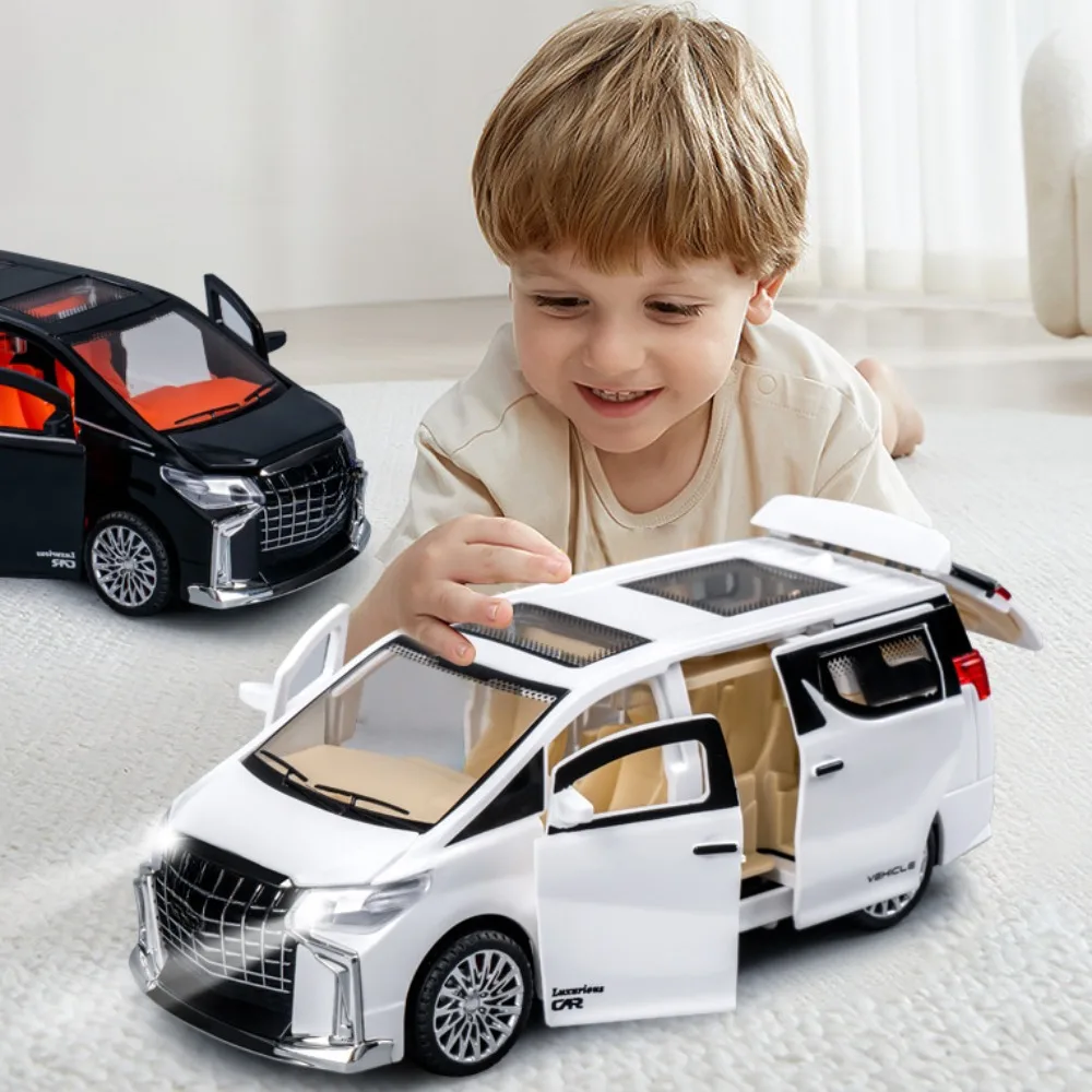 Jouet de voiture à dos côtelé à inertie pour enfants, simulation sonore d'éclairage, modèle de véhicule commercial, cadeau d'anniversaire et de Noël pour garçon