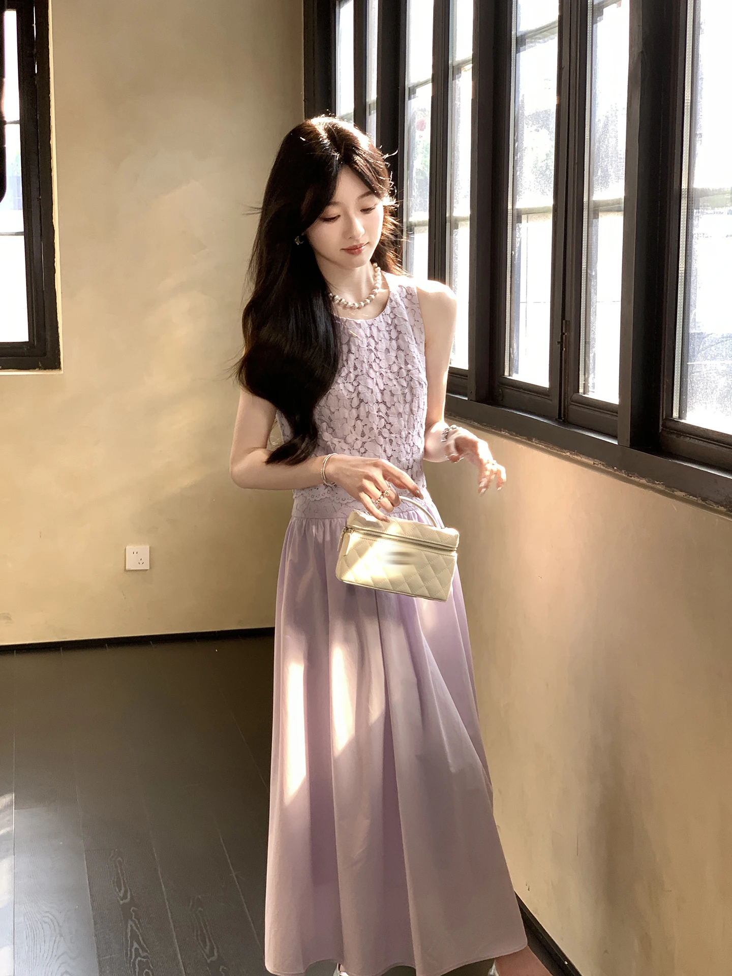 

Aboutpoem Lace Hollow out Svel High Waist A-Line Midi Skirt Women's Spring Summer Ele Sle Par Date Outfit