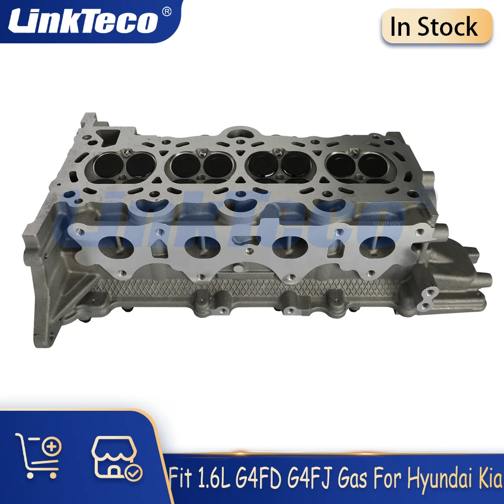

Engine Part Cylinder Head Assembly Fit 1.6L L4 Gas G4FD G4FJ For 12-21 Hyundai Accent Veloster Sonata Kona Kia Soul Optima 1.6L