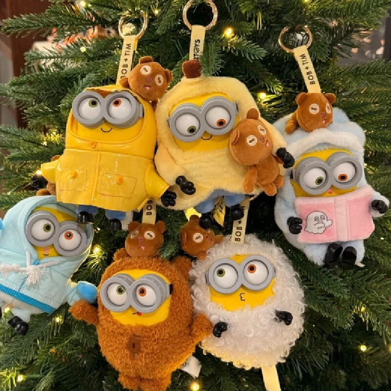 52TOYS Bob＋Tim Seria Better Together figurka winylowa pluszowa Blind Box ozdoba na biurko zawieszka do plecaka Mystery Box modna zabawka prezent niespodzianka