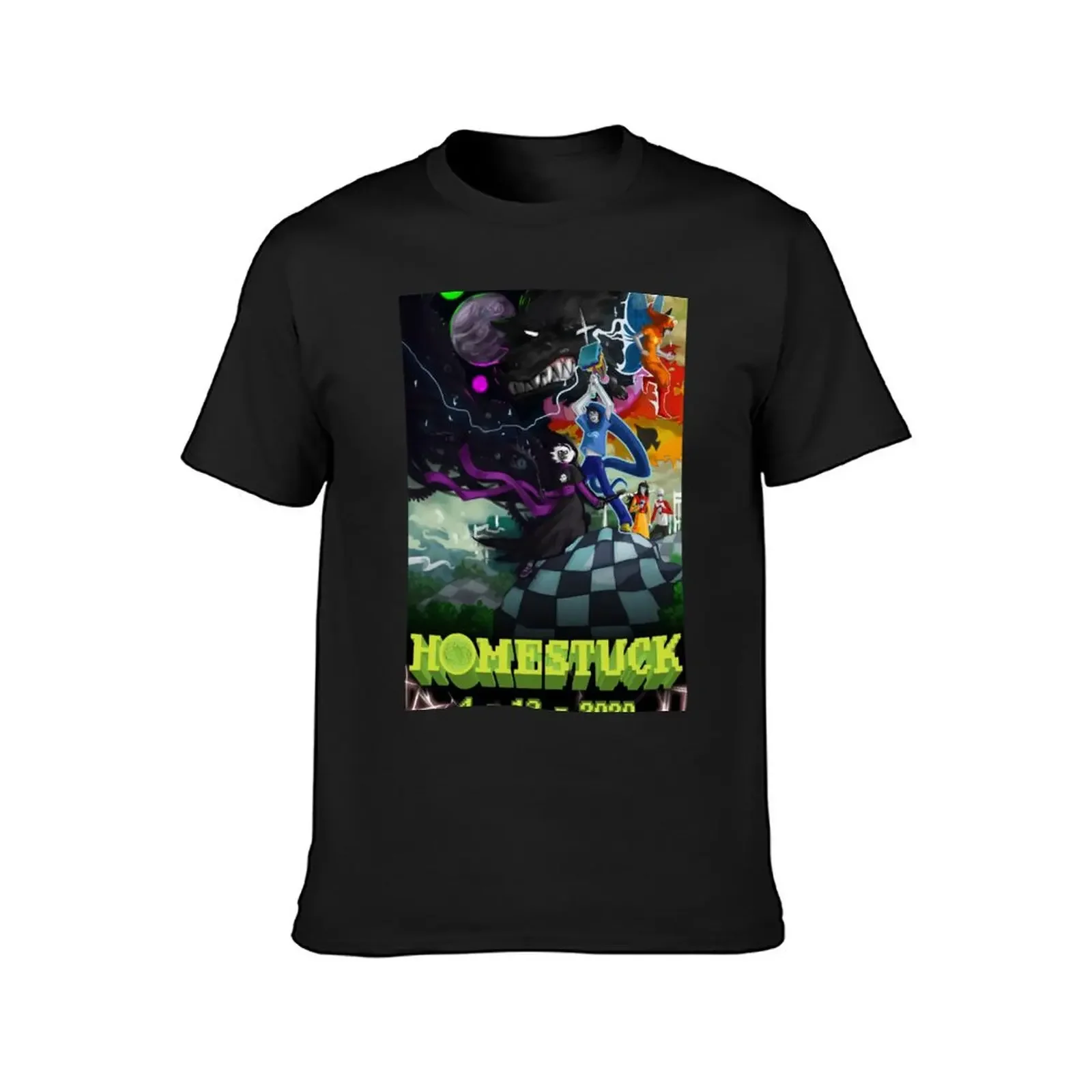 Homestuck Day 2020 T-Shirt blue archive vintage anime shirt mens graphic t-shirts big and tall