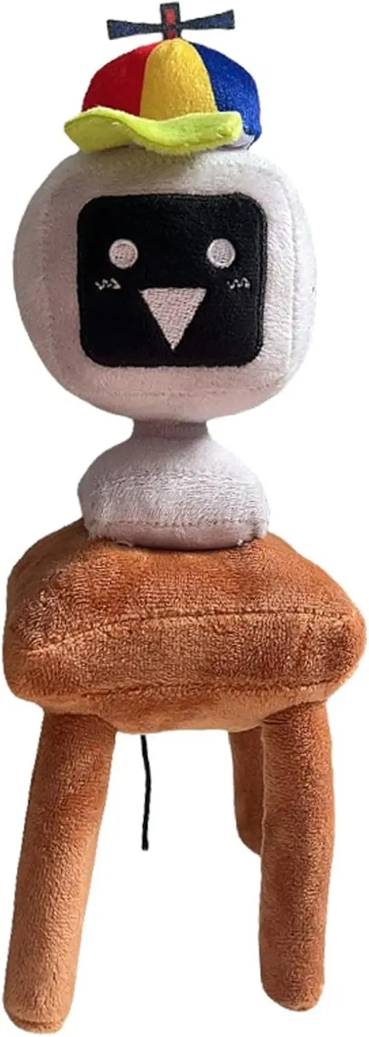 Sprunki Plush, Stuffed Figure Pillow for Horror Game Fans for Room Decor (Mr.Fun Computer)