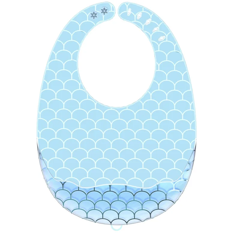 1PC Lunch Apron Toddler Silicone Bibs Baby Kids Girl Boys Waterproof Saliva Solid Feeding Bib baby Silicone Bib Aprons