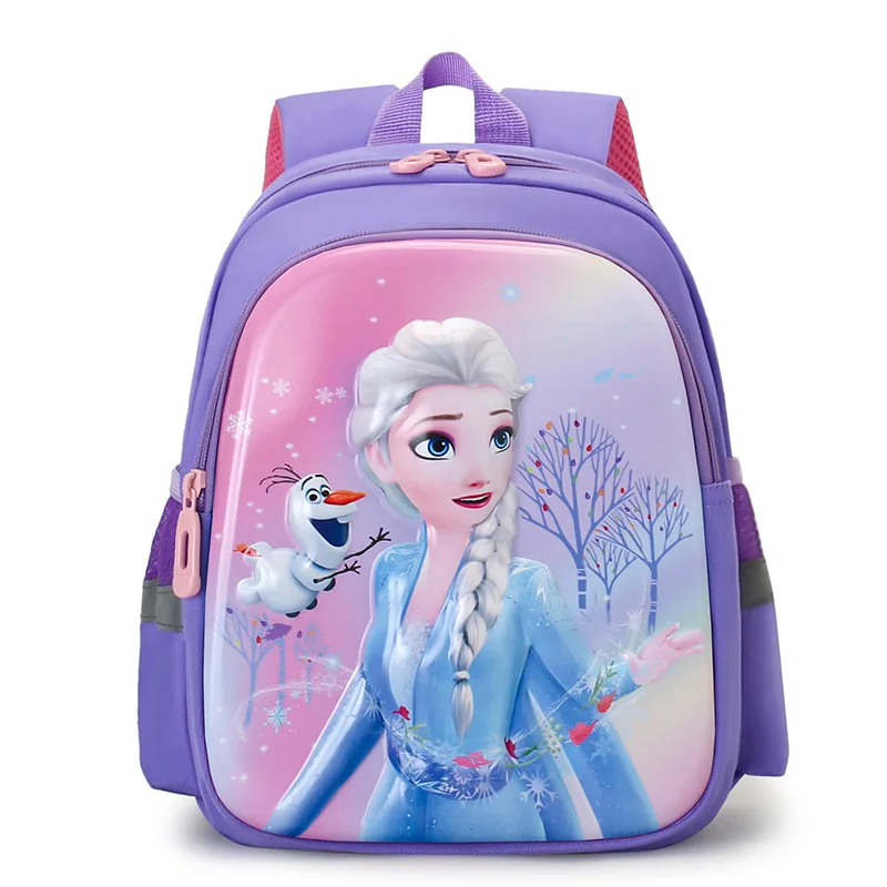 Disney Frozen Girls School Bags Boys Kindergarten Bag Elsa Anna Spider Man Primary Student Shoulder Orthopedic Backpack Mochilas