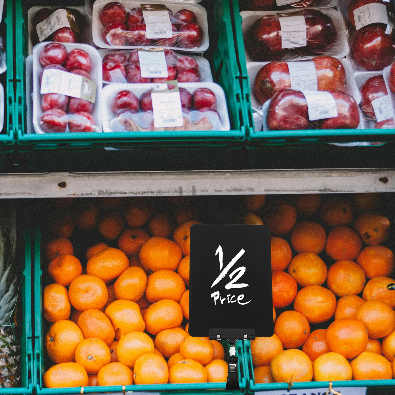 4 قطعة مقاطع علامة السعر مجموعة إعادة الكتابة علامات السبورة الصغيرة لمتجر البيع بالتجزئة سوبر ماركت عرض أصحاب حامل علامة البيع بالتجزئة #6