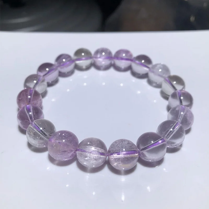 

Natural , Type A7 Grade, Translucent Kunzite Bead Bracelet