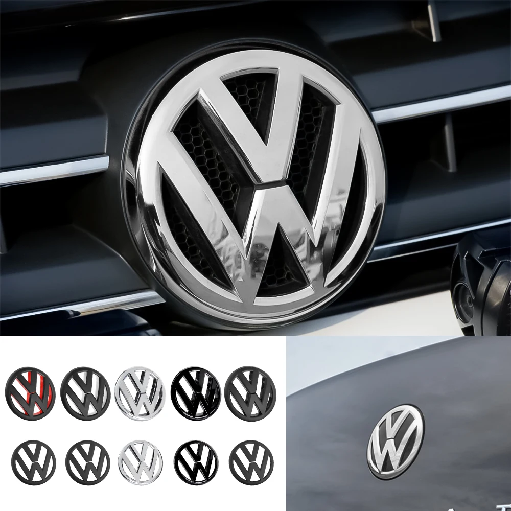 1PC Car Front Radiator Grille Emblem Lid Badge Auto Emble Replacement For Volkswagen VW 2010-2013 GOLF 6(MK6) GTI MK5