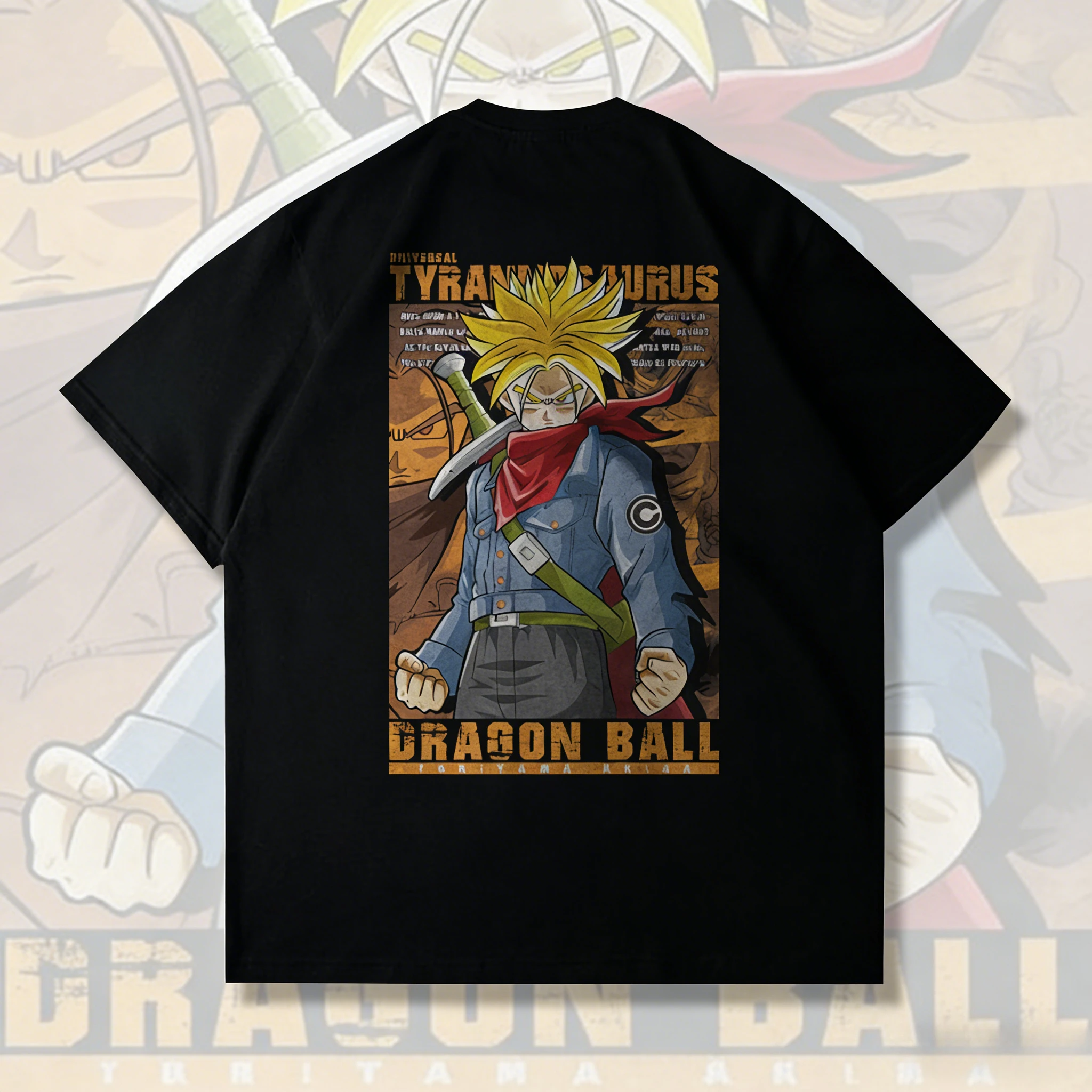 2026 Neues Sommer-T-Shirt zum 40-jährigen Jubiläum von Dragon Ball mit Vegeta-Motiv, 100 % Baumwolle, Anime-Print, Übergröße, lässige Streetwear, Unisex, Y2K