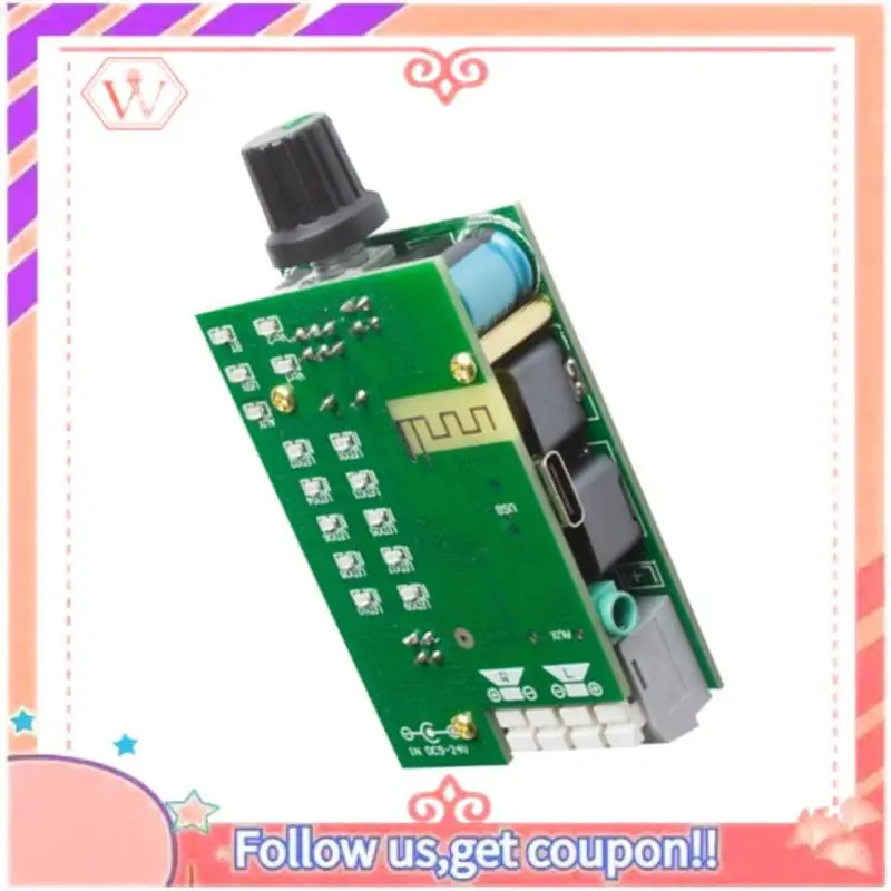 Upgraded TPA3116 Bluetooth 5.0 Audio Module Hifi Level 2.0 Amplifier Board 2X50w Digital Audio Release
