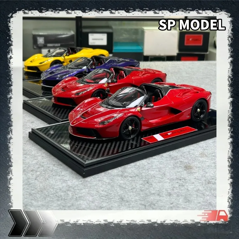 SP MODEL 1:18 Jumping Horse - Rafa Open Top Version - Resin Car Model, Boys' Gift Toy, Collection Decoration Item.