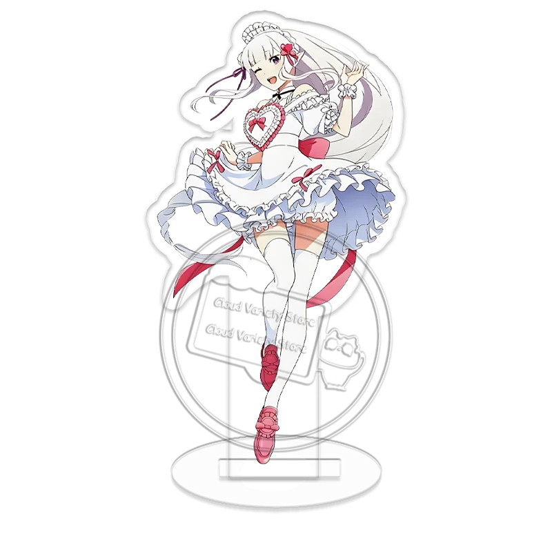Re ZERO Acrylic Standee Starting Life in Another World Ram Rem Anime Character Desk Display Stand Ornament Collection Gifts view 6