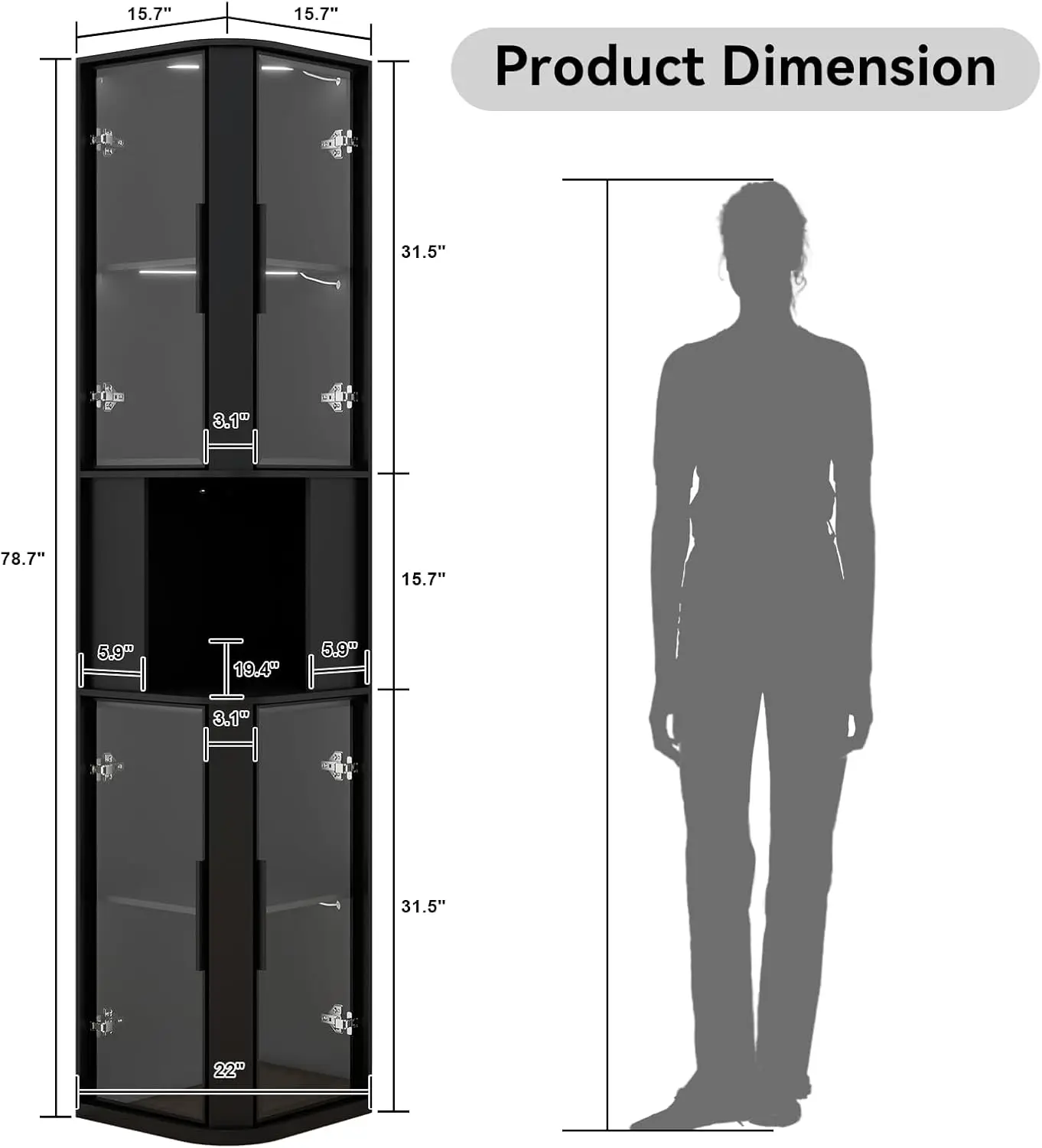 Thumbnail 2 - #12 New Glass Display Cabinets Arrivals