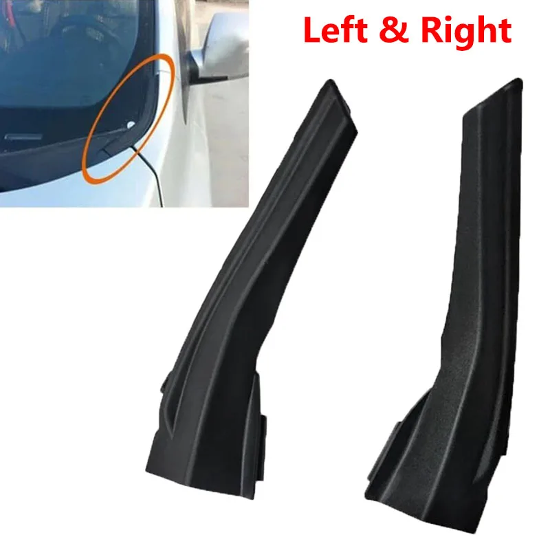 Pair For Hyundai Tucson ix35 2010-2015 Car Front Windshield Wiper Side Cowl Trim Extension Cover Plastic Accessories 861532S000