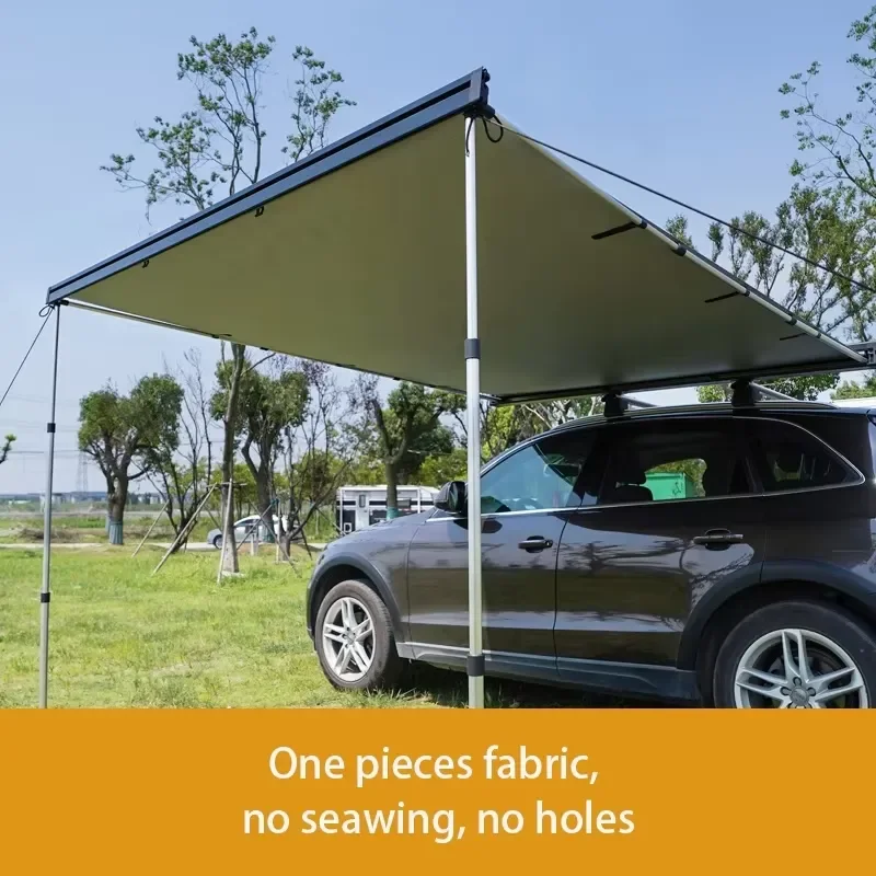 Used for 2x2.5M Semi Automatic Aluminum Shell Car Roof Side Awning for 4x4 4WD Vehicle Camping Shelter