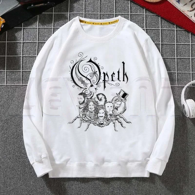 OPETH Heavy Metal Rock Band Men Hoodies Sweatshirt Print Trend Mens Clothes Hip-Hop Male