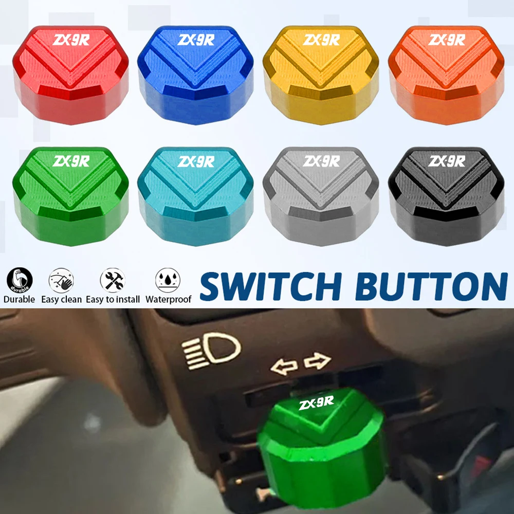 

FOR KAWASAKI ZX9R ZX 9R ZX-9R 1998 1999 2000 2001 2002 2003 2004 zx 9R Motorcycle Switch Button Turn Signal Switch Key Cover