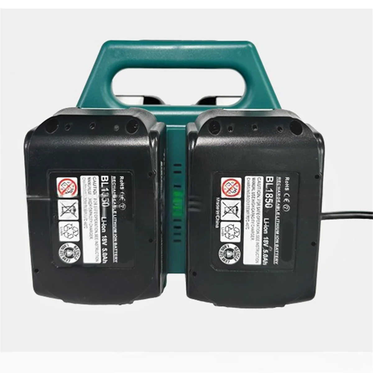 A83Z Lithium Battery Mount Holder for 18V Li-Ion Battery BL1830 BL1860 Equipped with Charging Function EU Plug