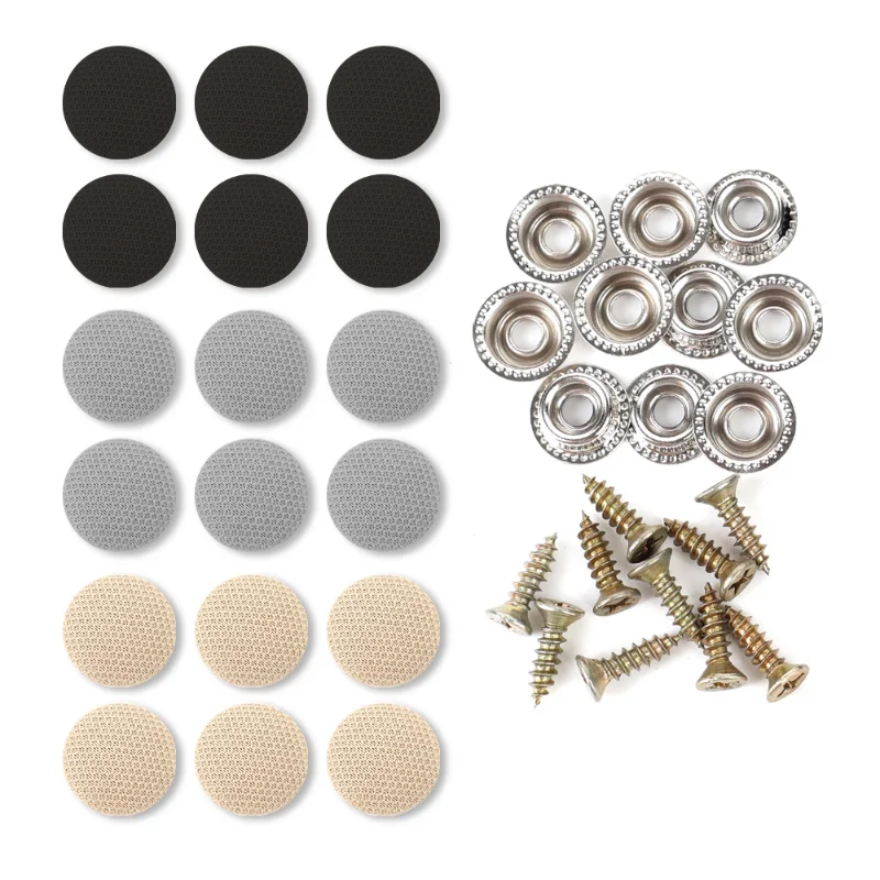 1/30pcs Car Roof Fixing Buckles Screw Set Interior Ceiling Headliner Cloth Repair Screw Cap Fabric Rivets Retainer Accessories