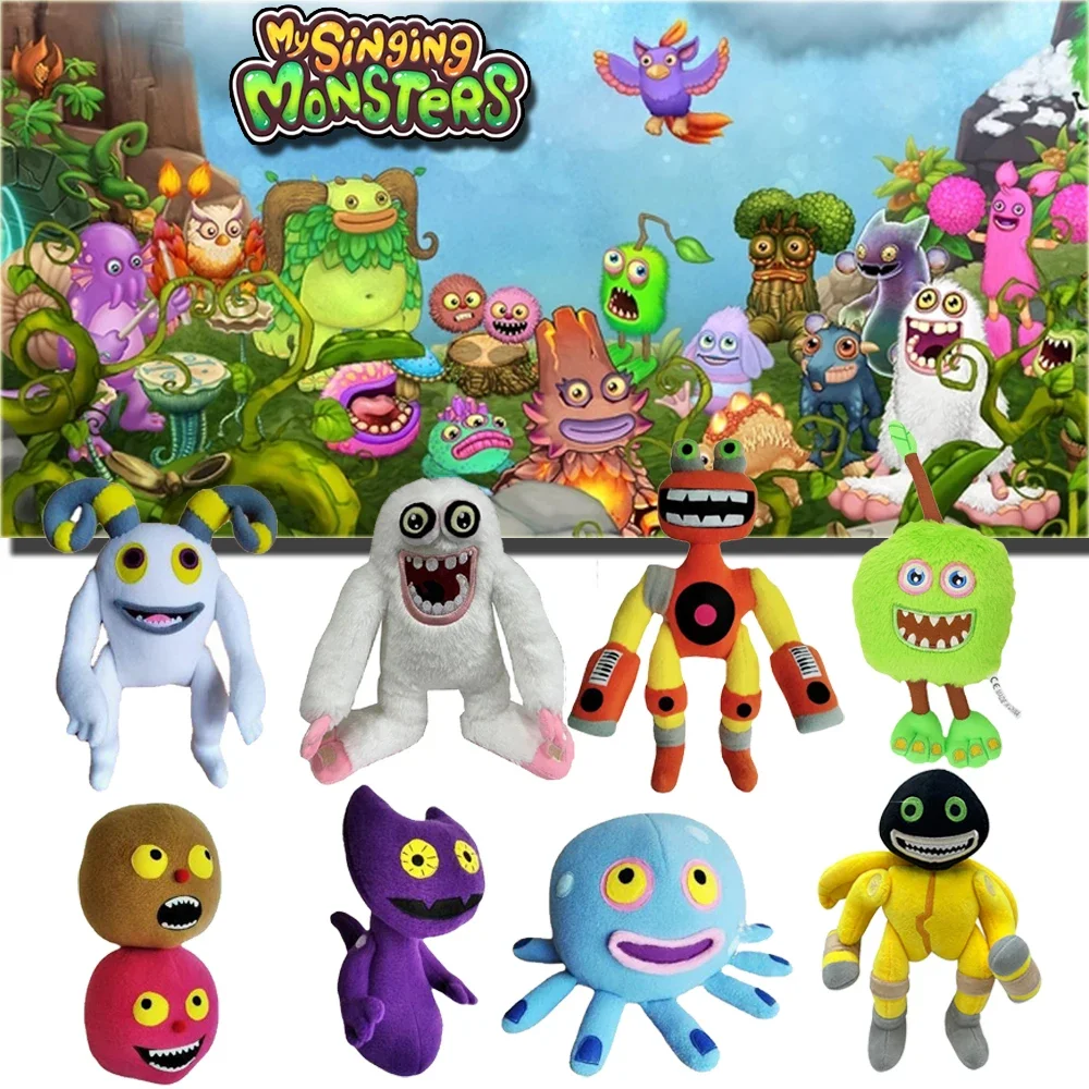 

My Singing Monsters Plush Dolls Cartoon Game Peripheral Plushies Wubbox Soft Stuffed Toy Furcorn Peluche Kids Birthday Gifts