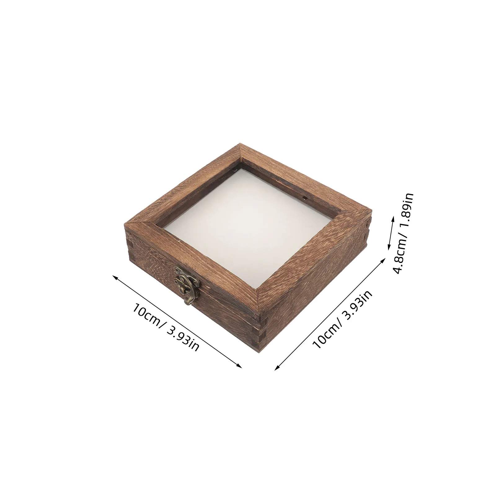 Premium Insect Specimen Display Box Wooden Frame Acrylic Lid Cloth Base Ideal for Butterflies Plant Specimens Jewelry Craft