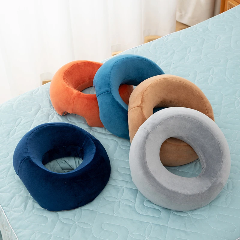 1 Piece Round Supportive Breathable Face Pillow, Available in 5 Colors for Beauty Salons, Polyurethane Filled, Solid Color, Suitable for Store Decor Styles, Compatible with Multiple Store Styles, Daily Choice, Suitable for Home Use view 3