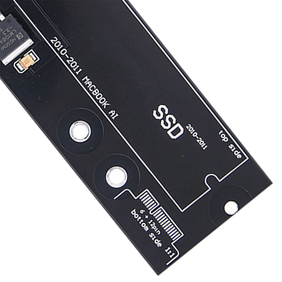 AU49_SSD to SATA Converter Card for Apple 2010 2011 for MacBook Air Black