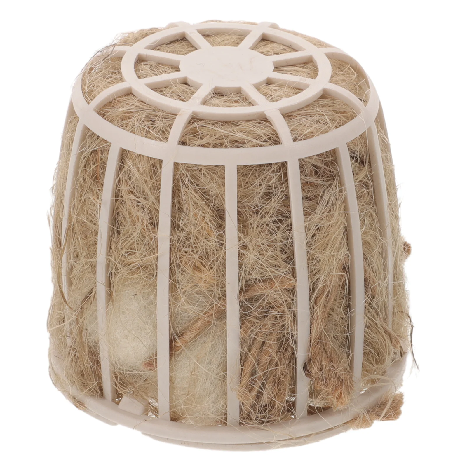 

Bird's Nest Toy Cage Parrot Basin Hatching Holder Basket Plastic Pigeon Breeding Relaxing