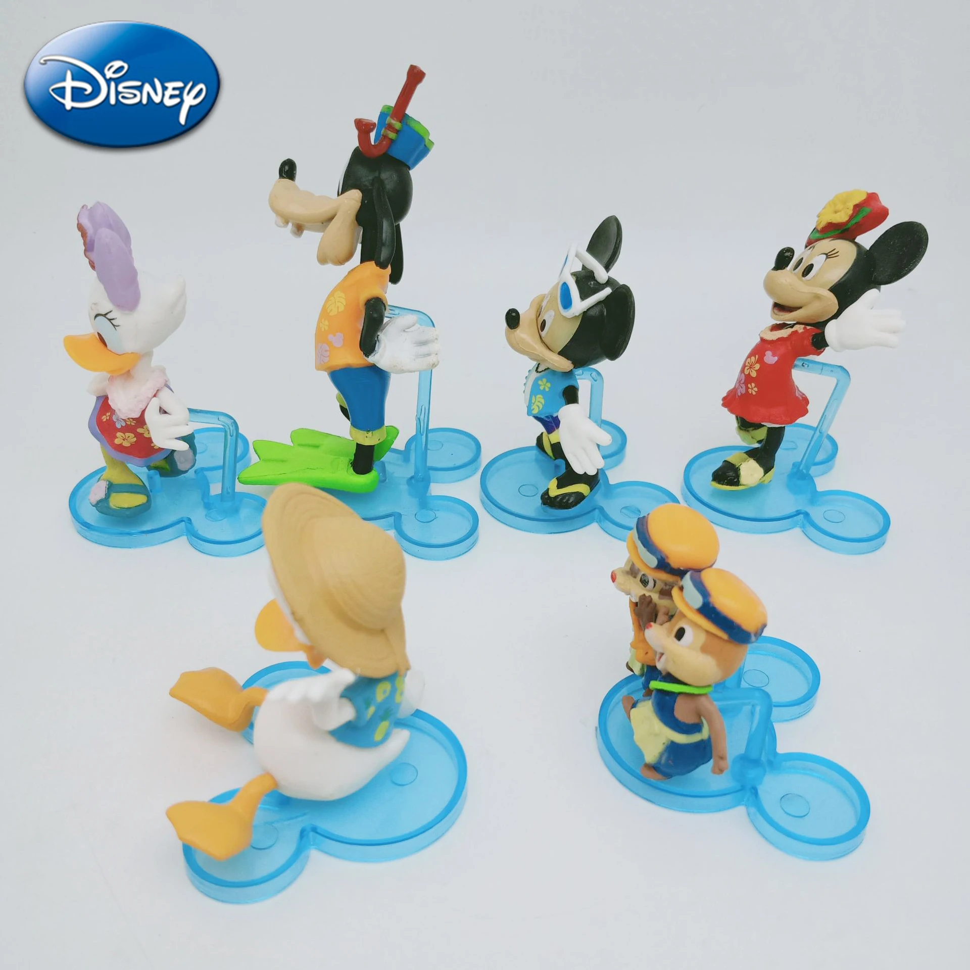 Disney Anime Mickey Minnie Kawaii Model Dolls Cartoon Daisy Donald Goofy Figurine Party Cake DIY Decorations Desktop Ornament