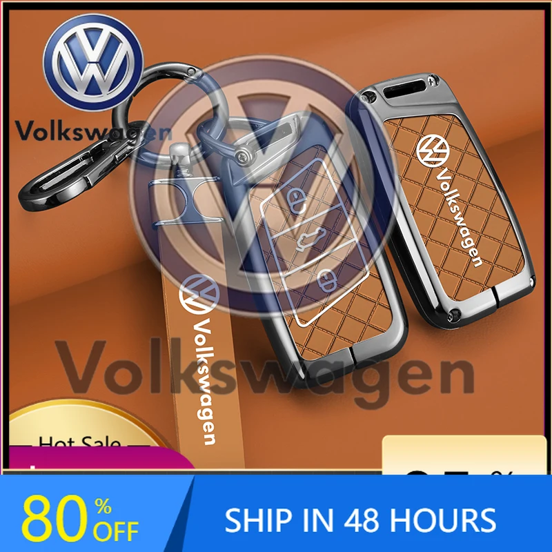 

Car Sticker 2026 Hot Styling Mouldings For VOLKSWAGEN VW Fashion Car Smart 3 Buttons Key Case Cover Shell Fob For VW Volkswagen